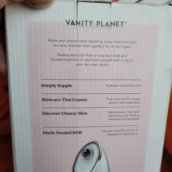 Vanity Planet Aira Ionic Facial Steamer Cleanses and Moisturizes - new in box - Picture 6 of 9